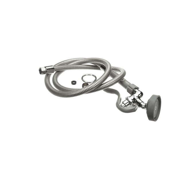 (image for) T&S Brass B-0950 SPRAY ASSEMBLY, 44 FLEX STAINLESS STEEL